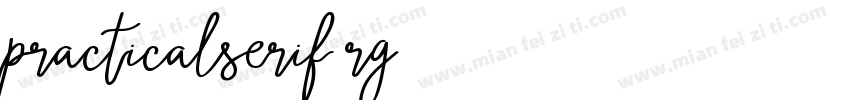 practicalserif rg字体转换